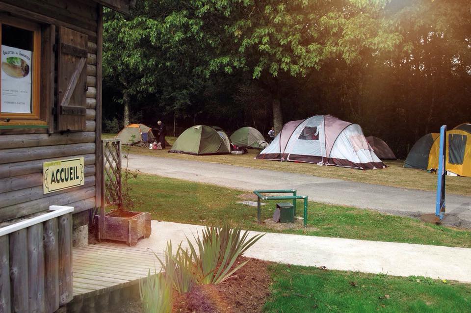 Tente prête à camper