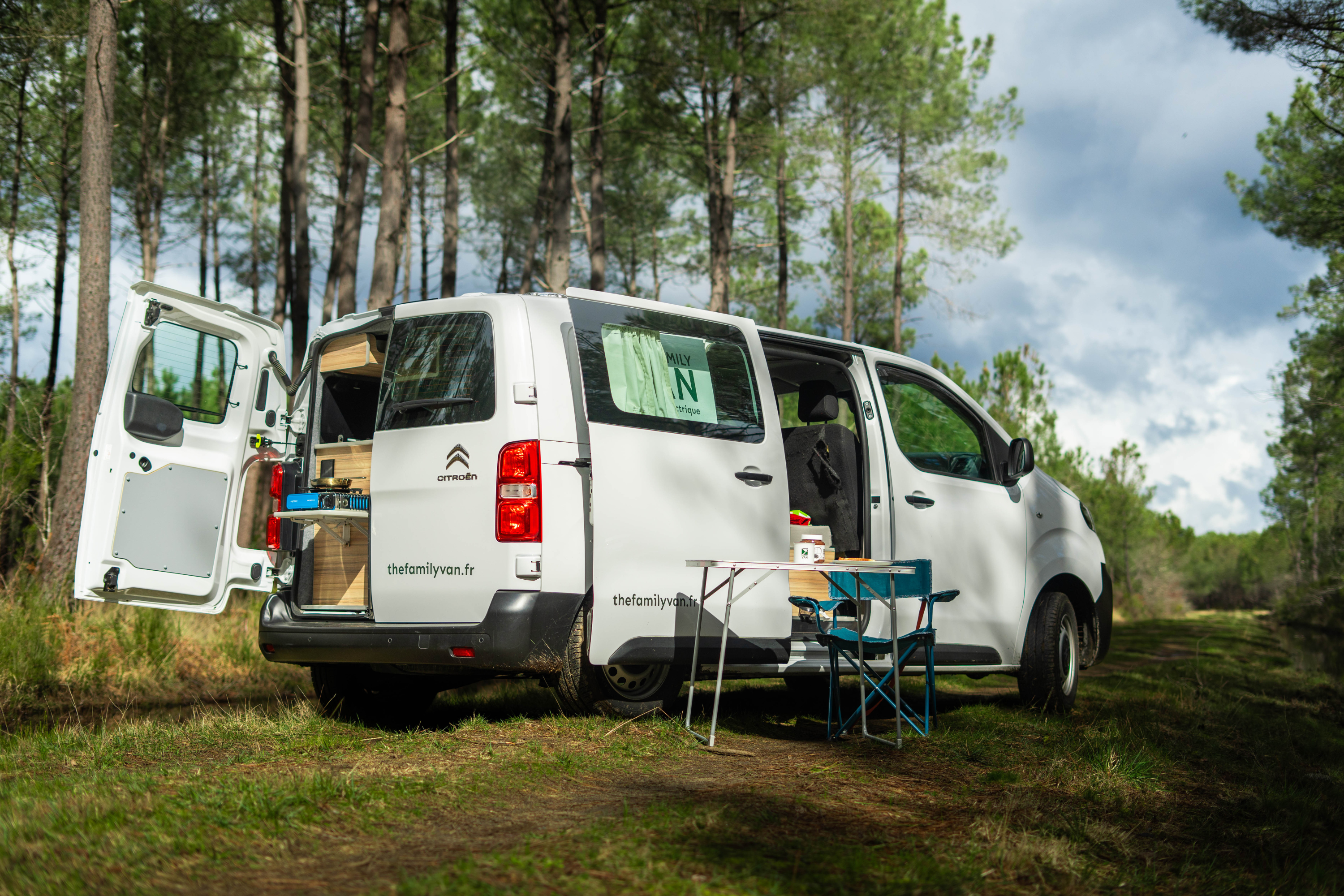 Van aménagé Citroën eJumpy 100% électrique