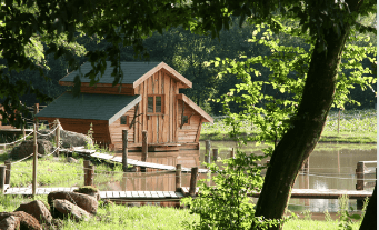Cabane des roseaux-Camping la ferme Aventure